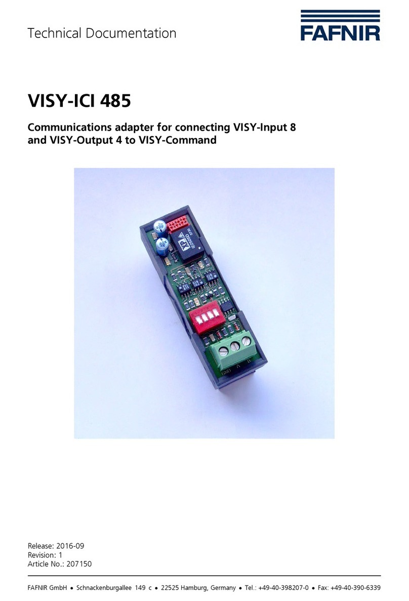 fafnir VISY-ICI 485 Guide