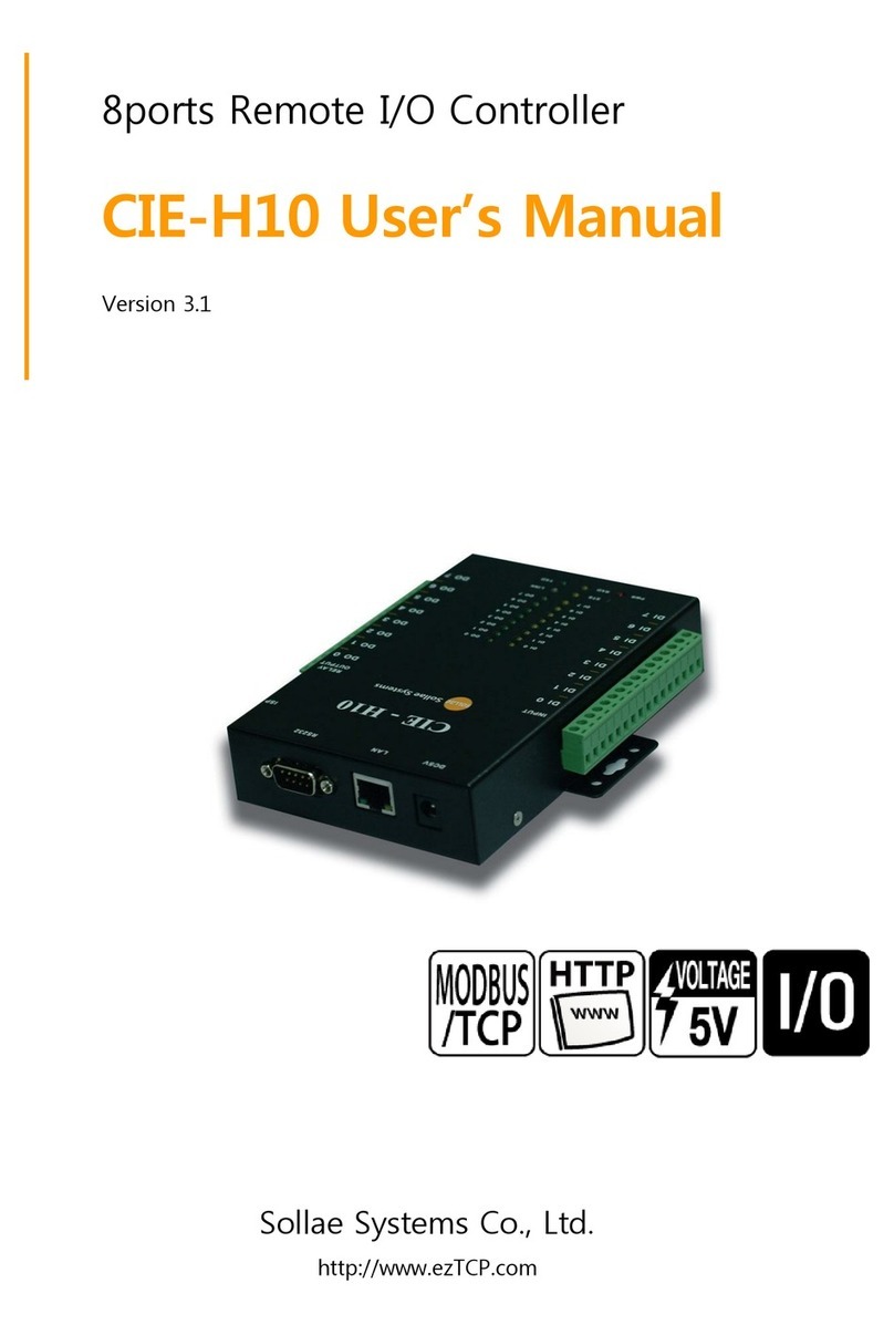 Sollae Systems CIE-H10 User manual