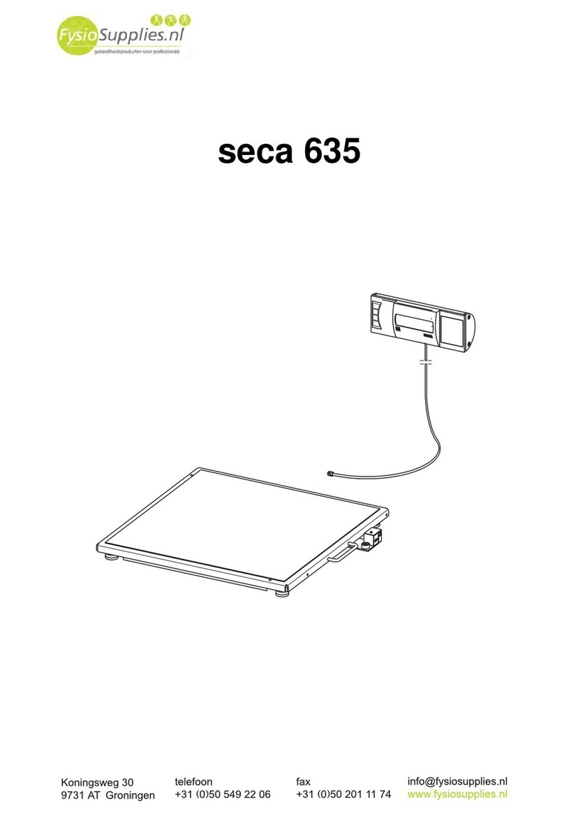 Seca 635 Instruction Manual