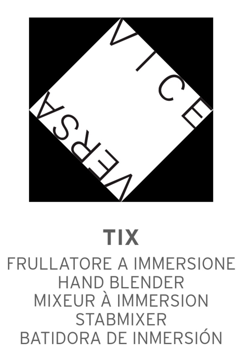 Viceversa TIX 71012 manual