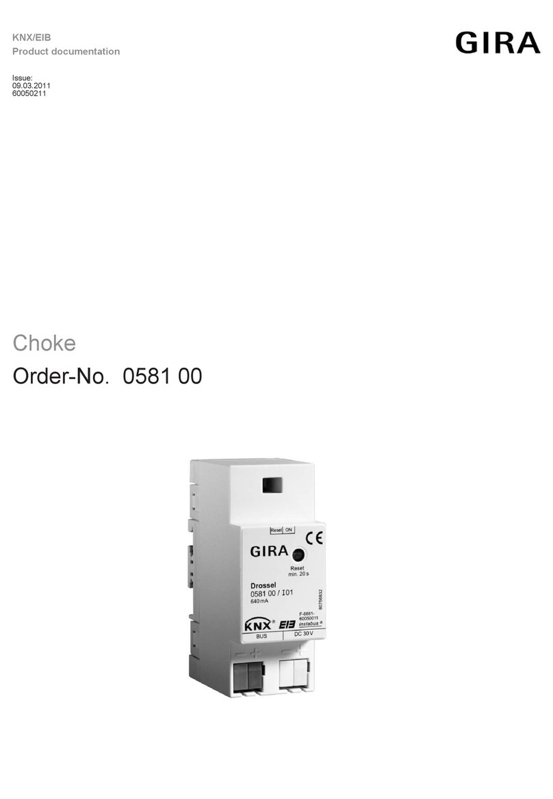 Gira KNX Series Product documentation Gira KNX Series Product documentation