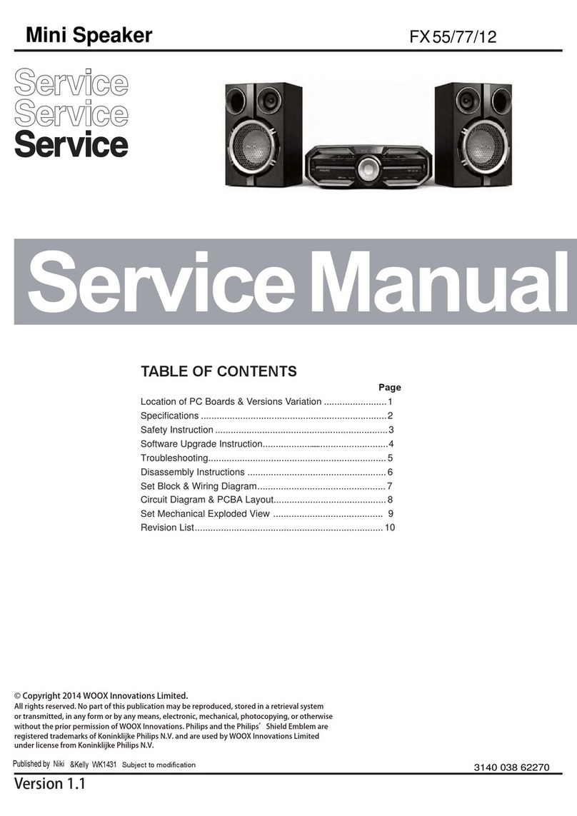 WOOX FX15 Service manual