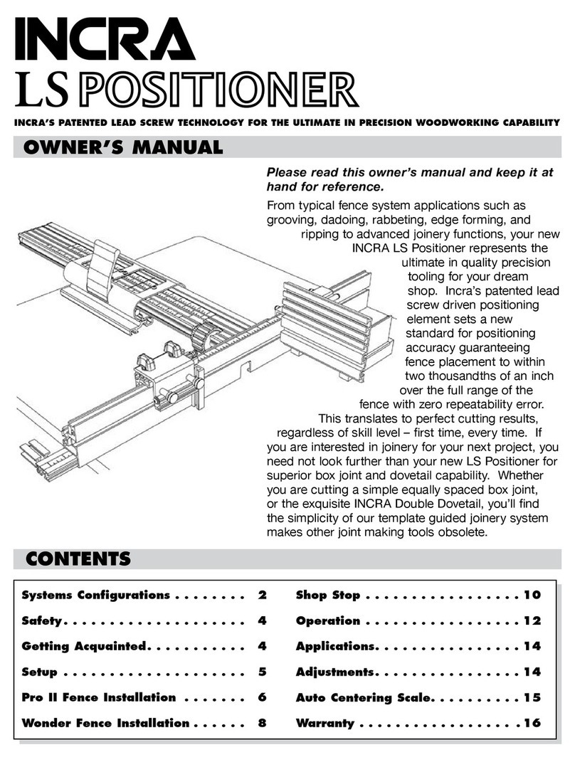 Incra LS Positioner owner's manual