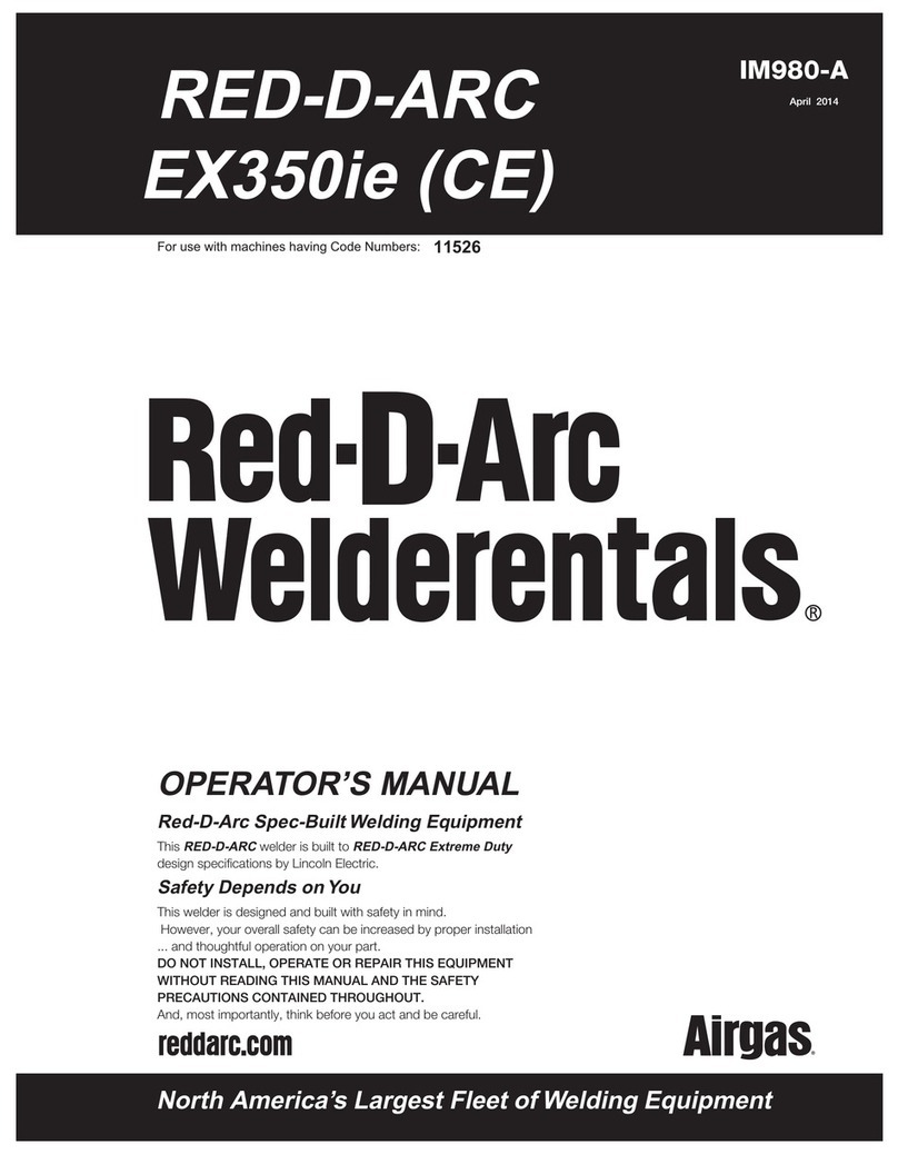 Red-D-Arc EX350ie User manual