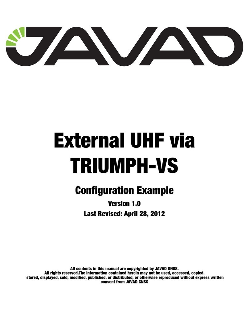Javad TRIUMPH-VS Configuration Example Javad TRIUMPH-VS Configuration Example