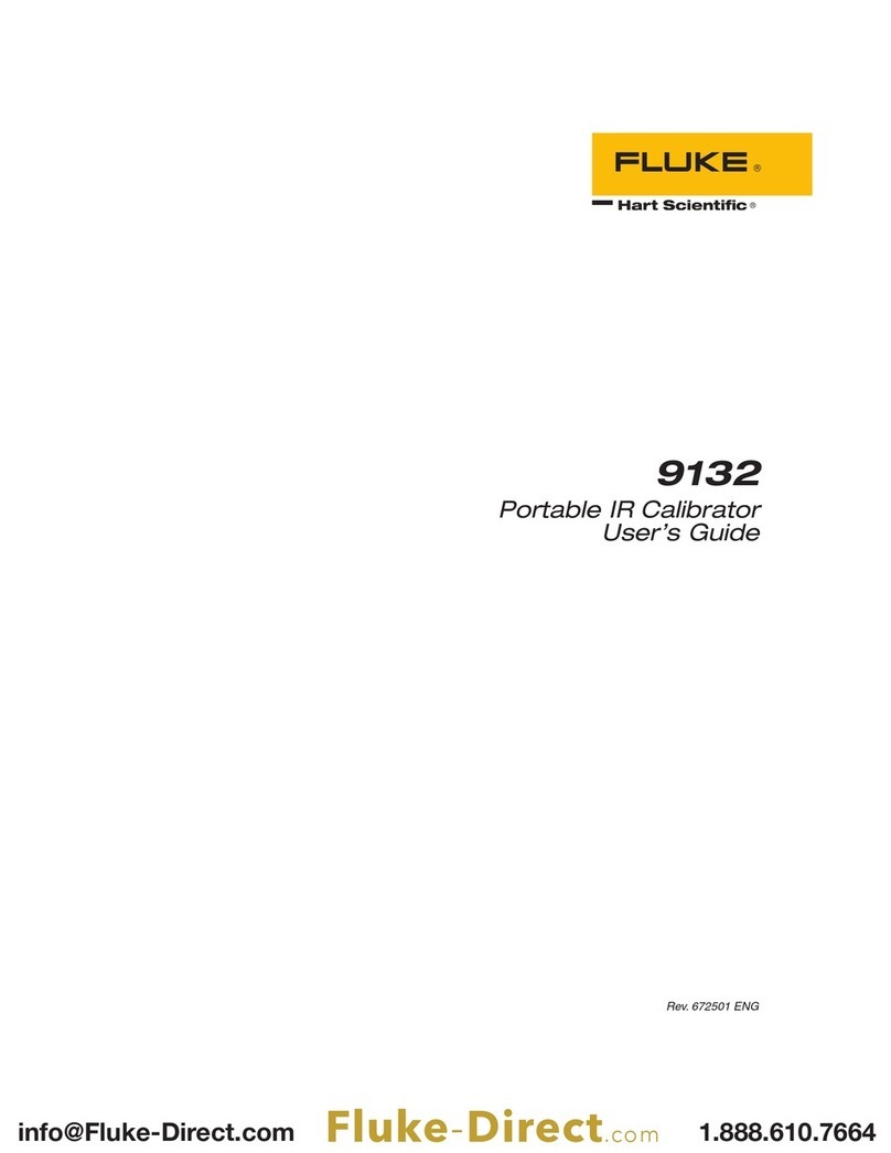 Fluke 9132 User manual
