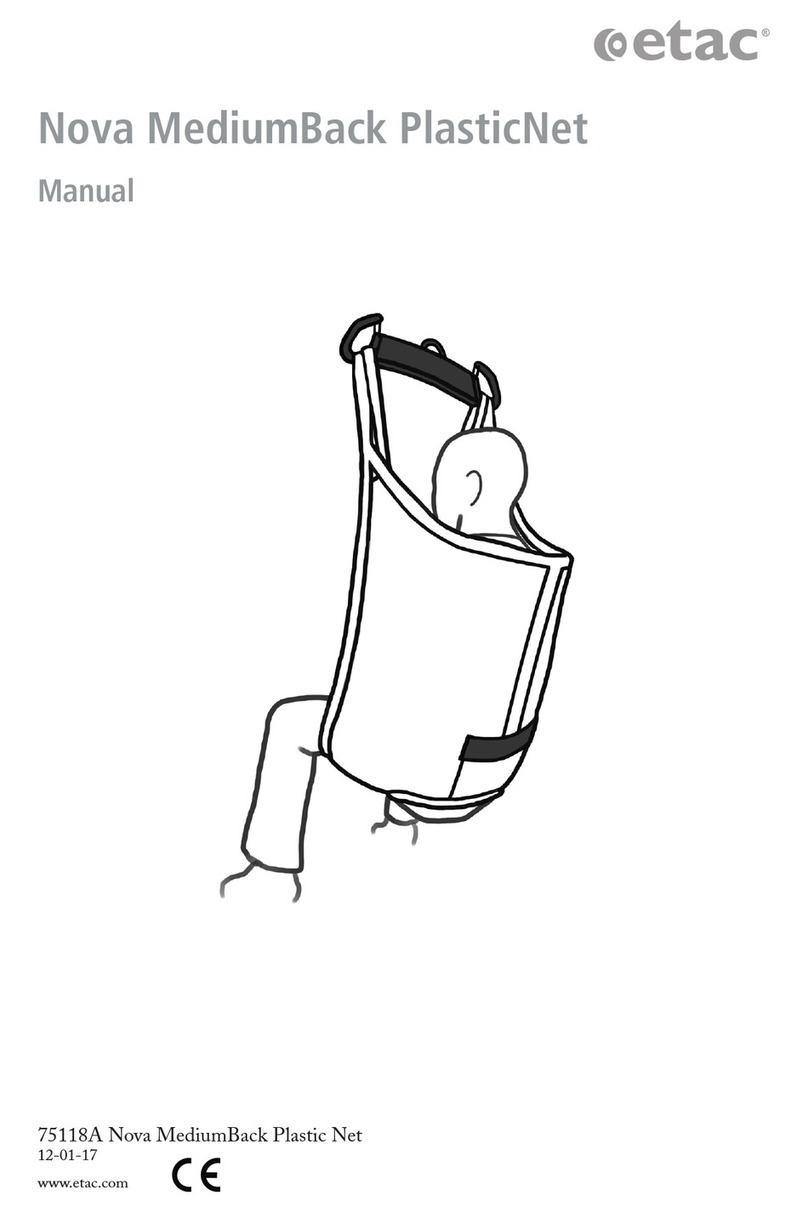 Etac Nova MediumBack PlasticNet User manual