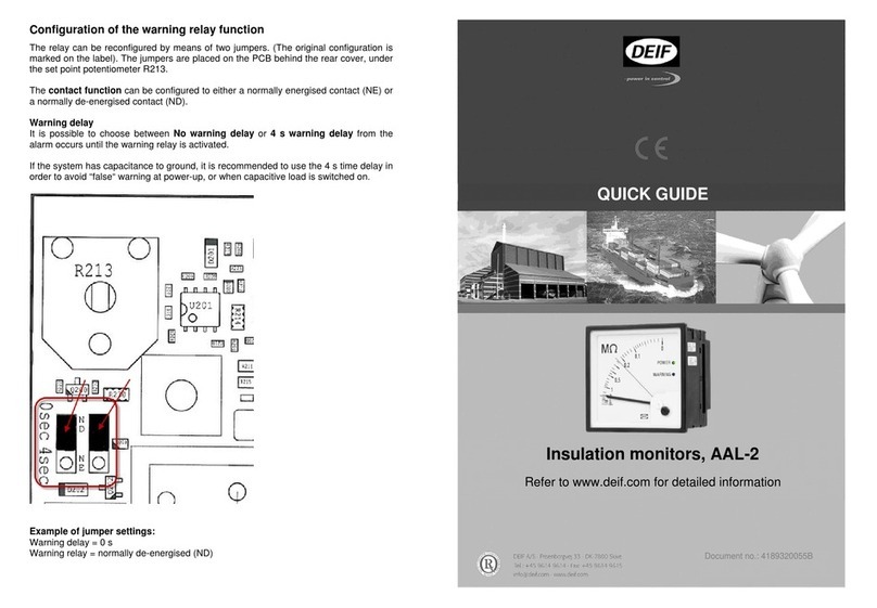 Deif AAL-2 User manual