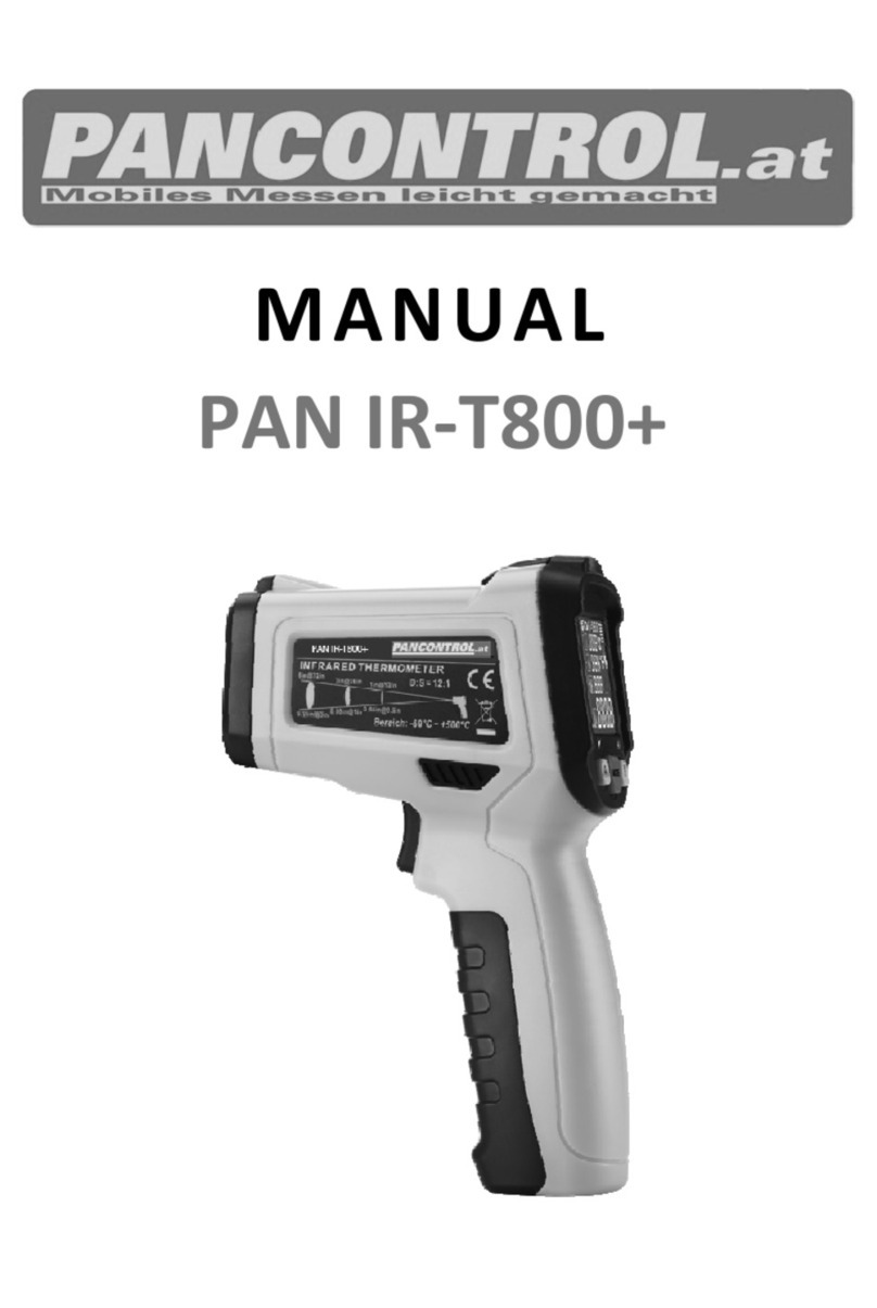 PANCONTROL PAN IR-T800+ manual