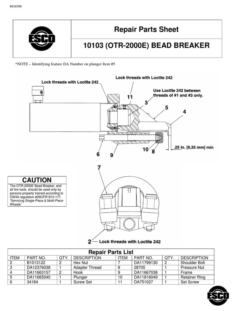 Esco OTR-2000E User manual