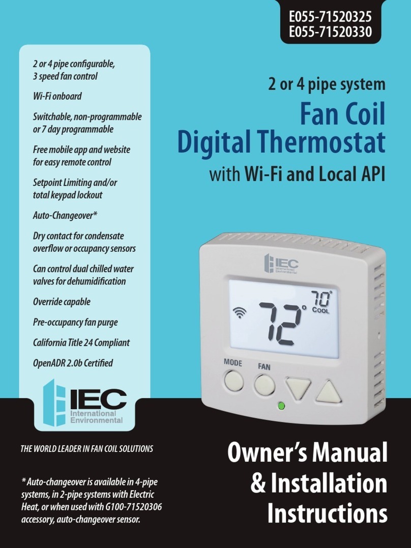 IEC E055-71520330 Owner's Manual & Installation Instructions