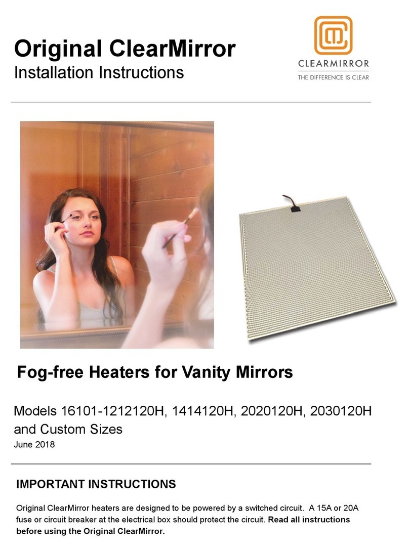 ClearMirror 16101-1212120H installation instructions