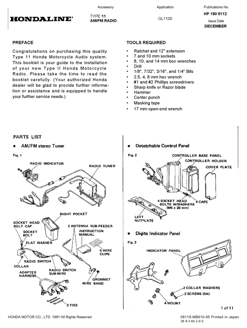 Hondaline 11 manual