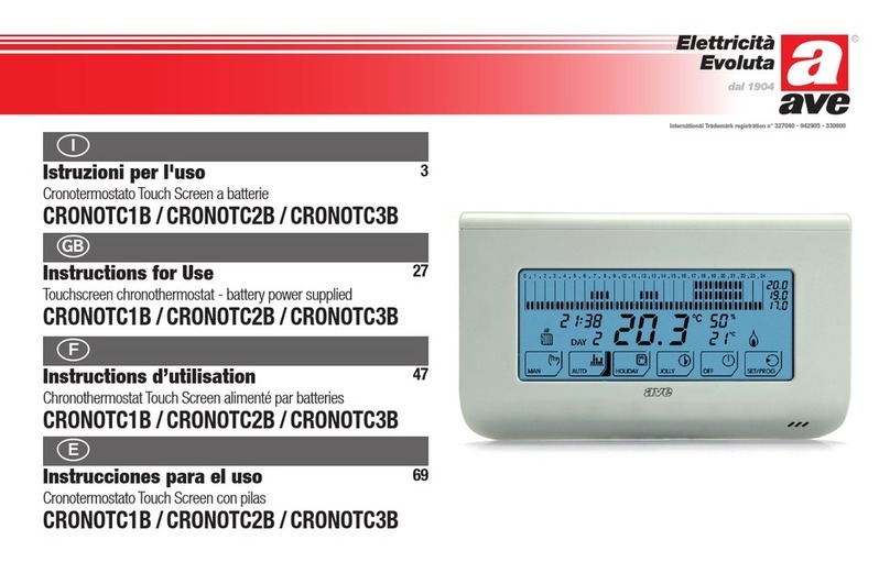 AVE CRONOTC1B Instructions for use