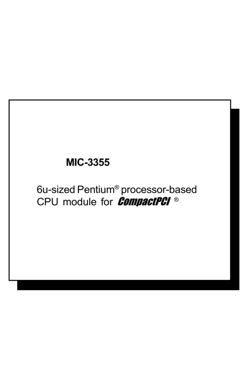 Advantech MIC-3355 User manual