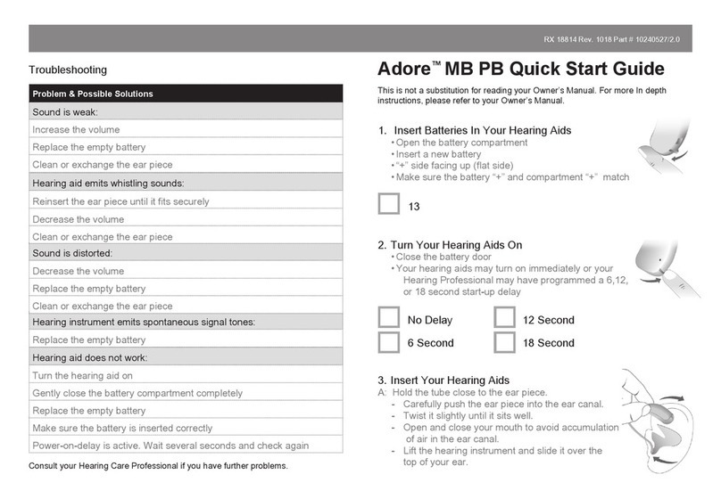 Rexton Adore MB PB quick start guide