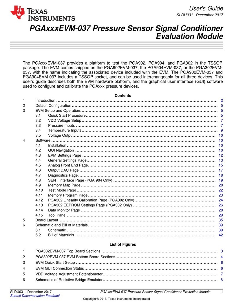Texas Instruments PGAxxxEVM-037 Series User manual