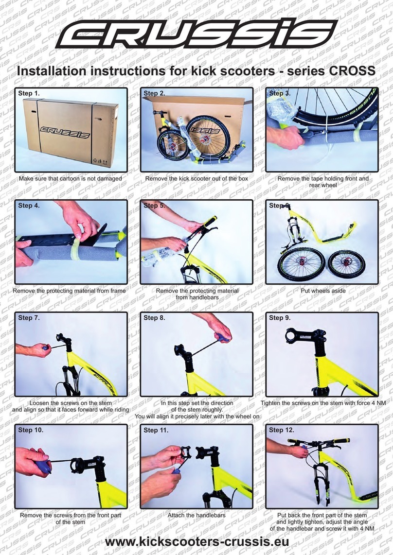 CRUSSIS CROSS Series installation instructions