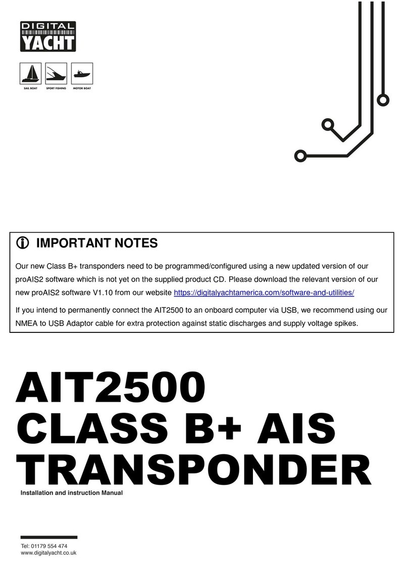 DIGITAL YACHT AIT2500 Installation and instruction manual