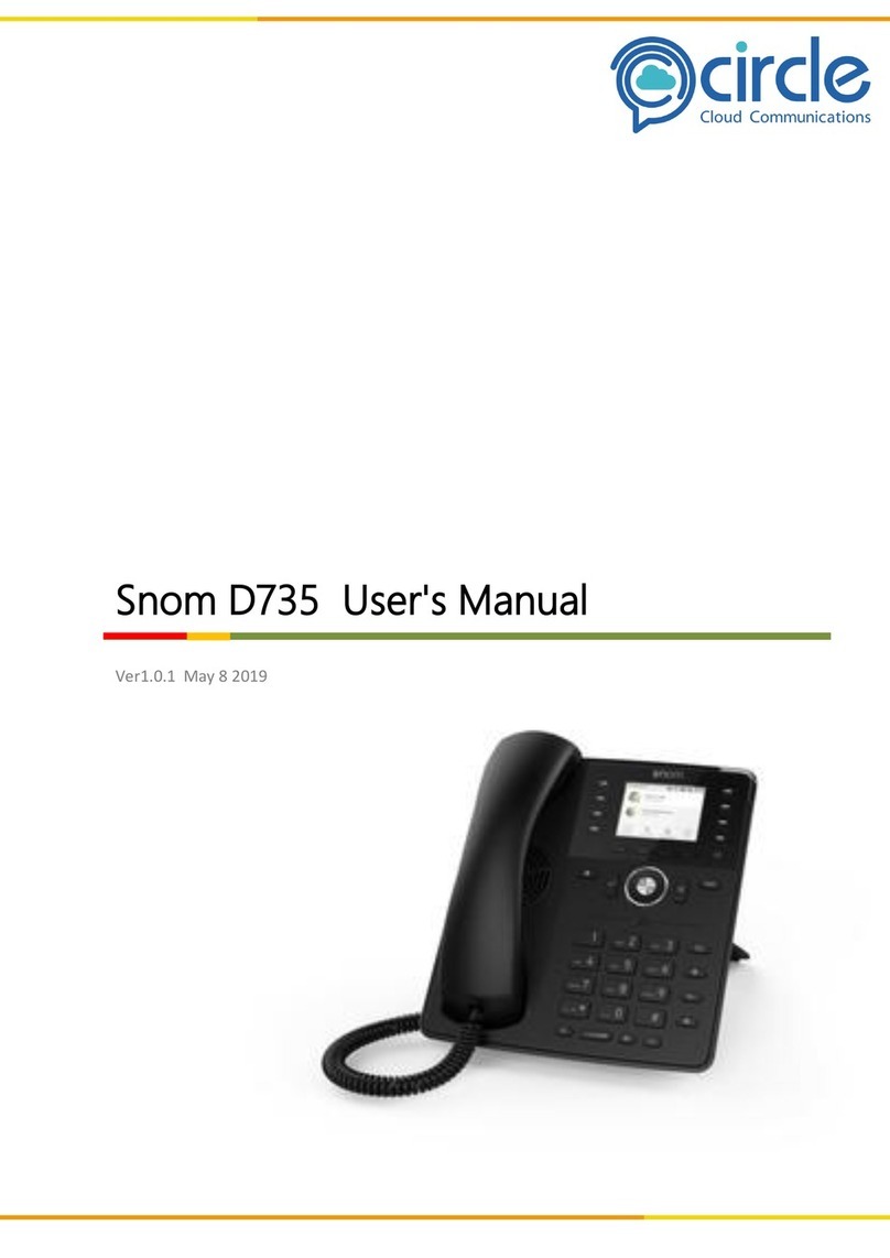 CIRCLE D735 user manual