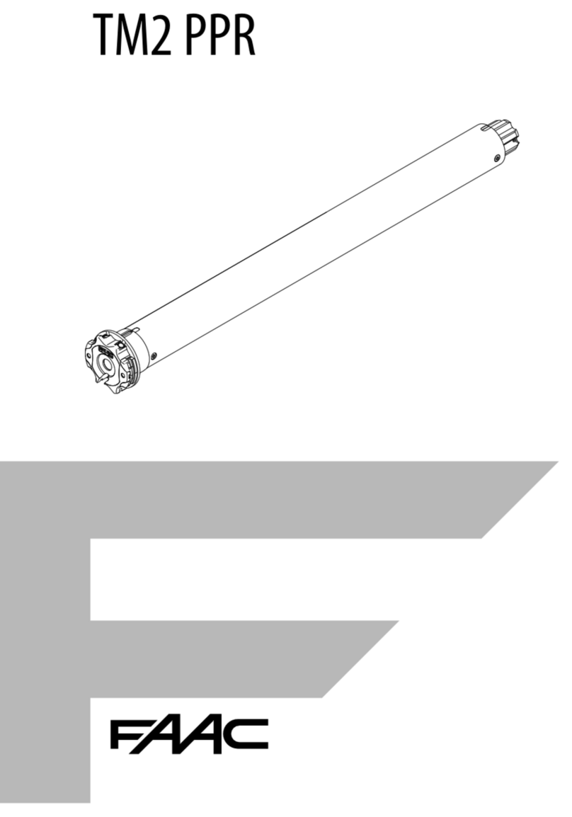 FAAC TM2 PPR User manual FAAC TM2 PPR User manual