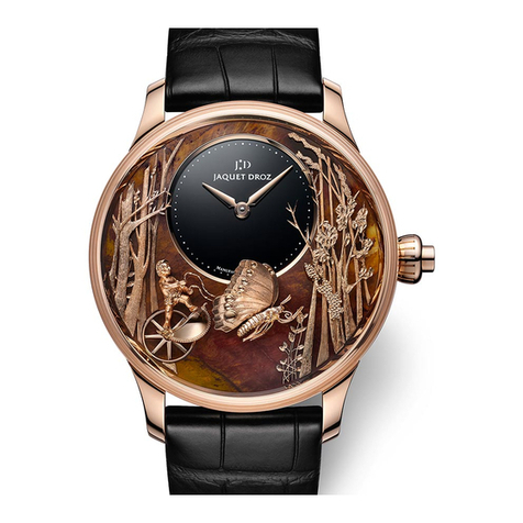 Jaquet Droz THE LOVING BUTTERFLY AUTOMATON manual