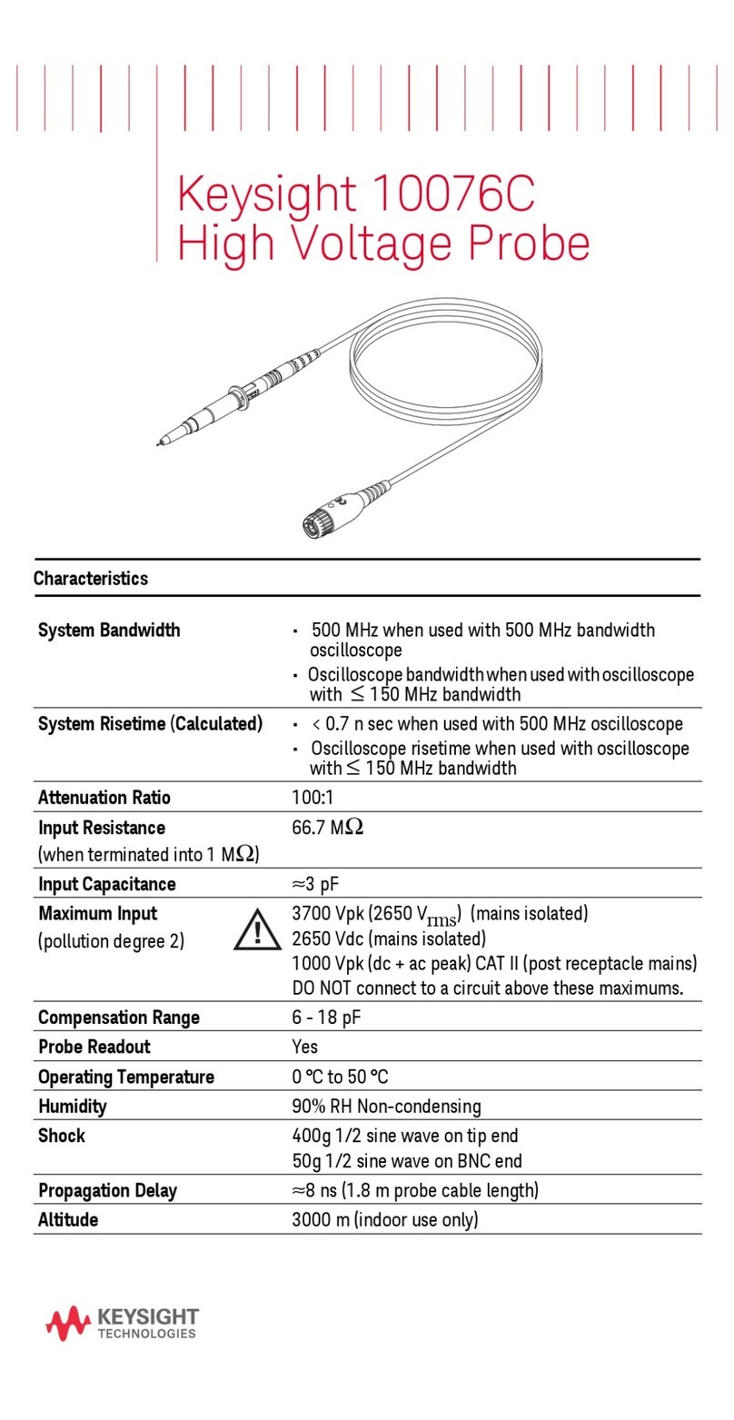 Keysight 10076C User manual