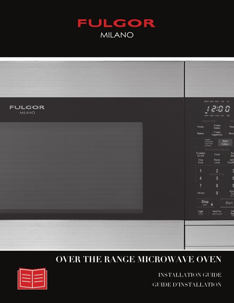 Fulgor Milano F4OTR30S1 User manual