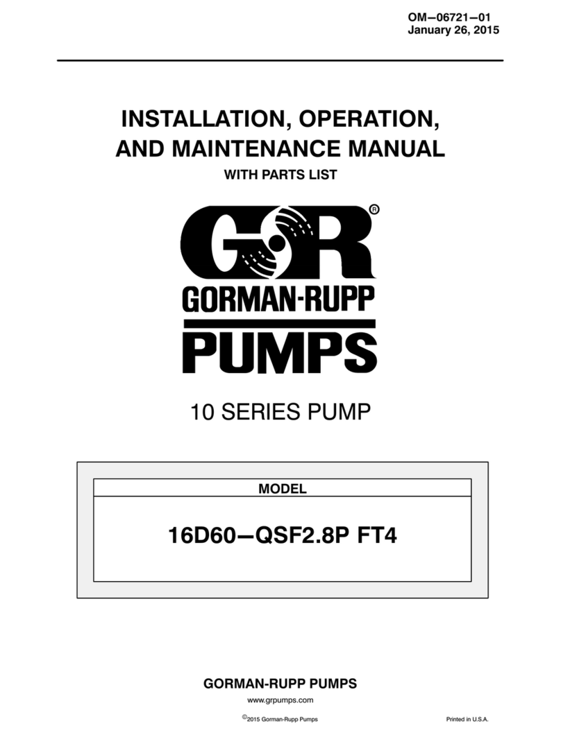 GORMAN-RUPP PUMPS 10 Series Installation, operation, and maintenance manual with parts list GORMAN-RUPP PUMPS 10 Series Installation, operation, and maintenance manual with parts list