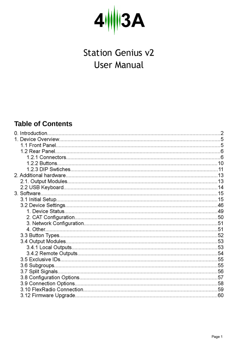 4O3A Station Genius v2 User manual