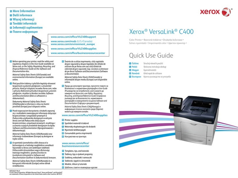 Xerox VersaLink C400 Operating manual
