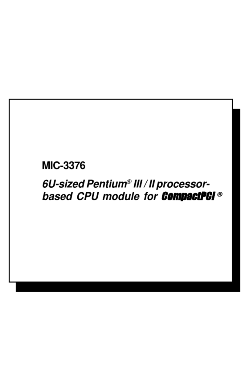 Advantech MIC-3376 manual
