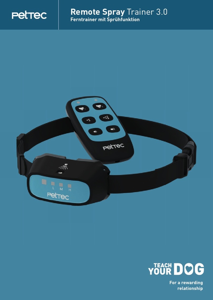 Pettec Remote Spray Trainer 3.0 User manual Pettec Remote Spray Trainer 3.0 User manual