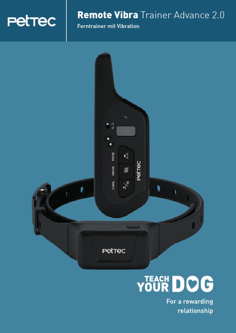 Pettec Remote Vibra Trainer Advance 2.0 User manual Pettec Remote Vibra Trainer Advance 2.0 User manual