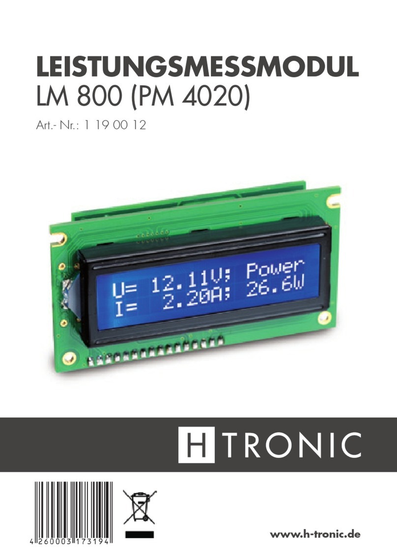 Tronic LM 800 manual
