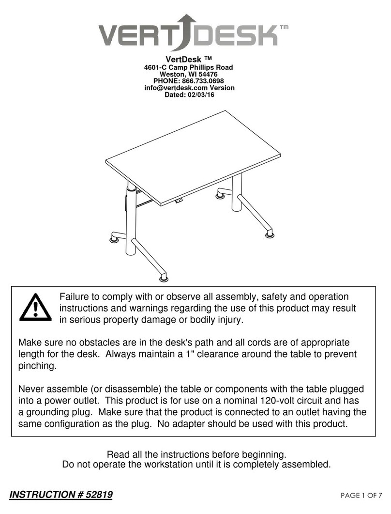 BTOD VertDesk Instruction