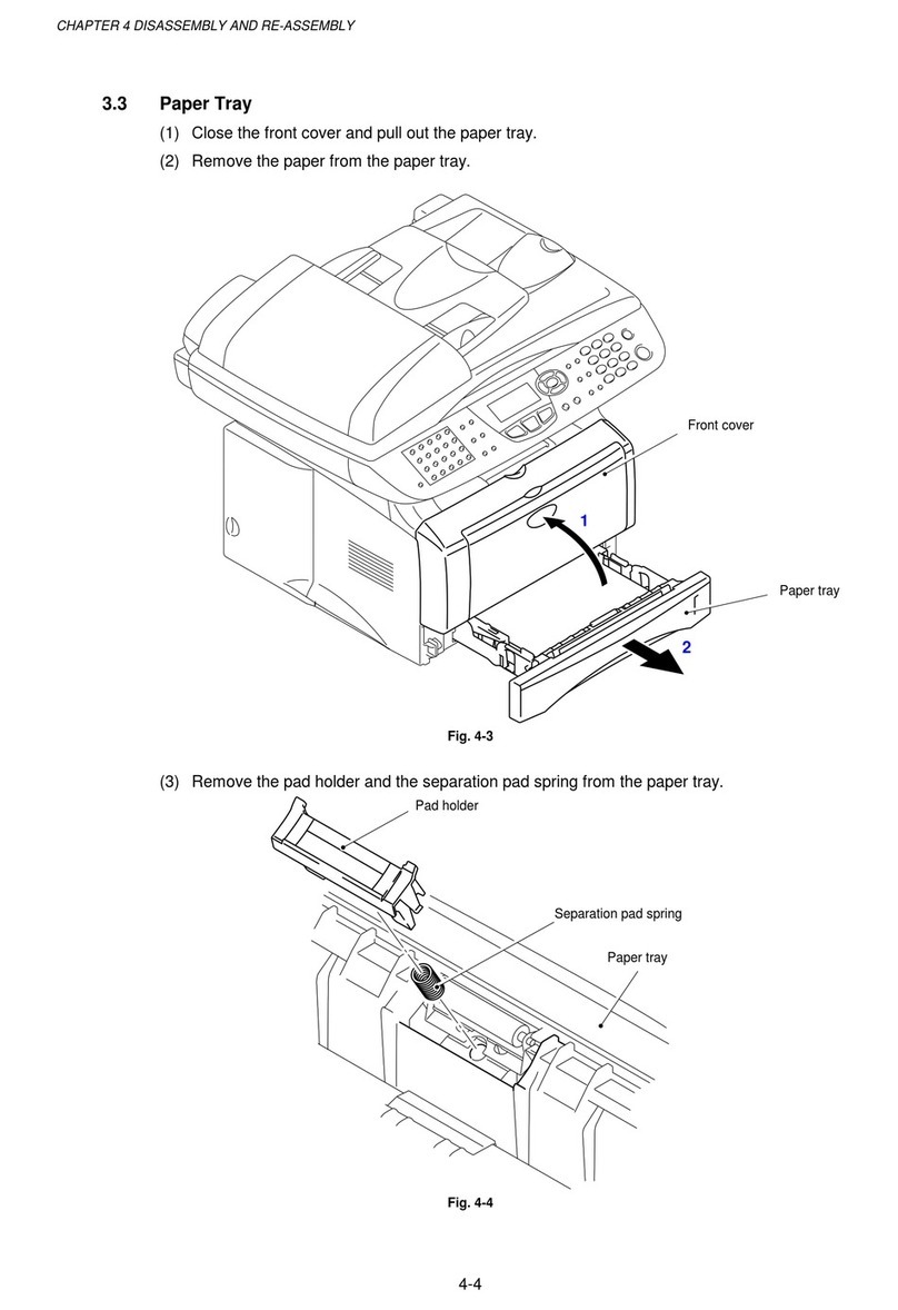 Brother MFC-8440 Disassembly and Reassembly