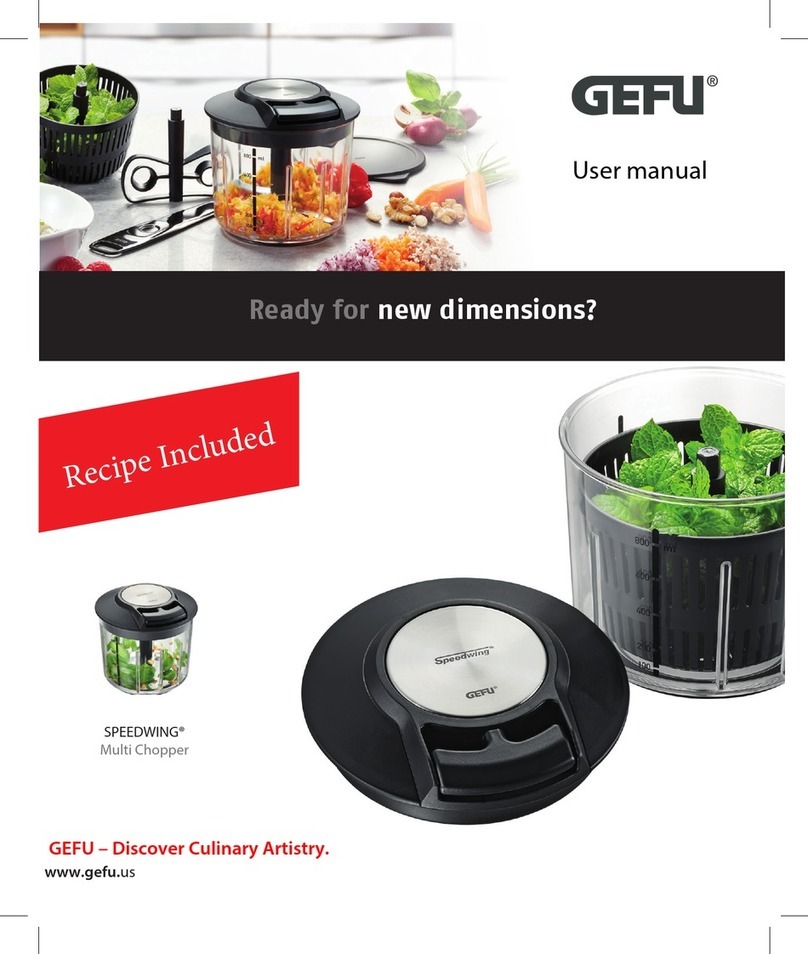 Gefu SPEEDWING 13600 User manual