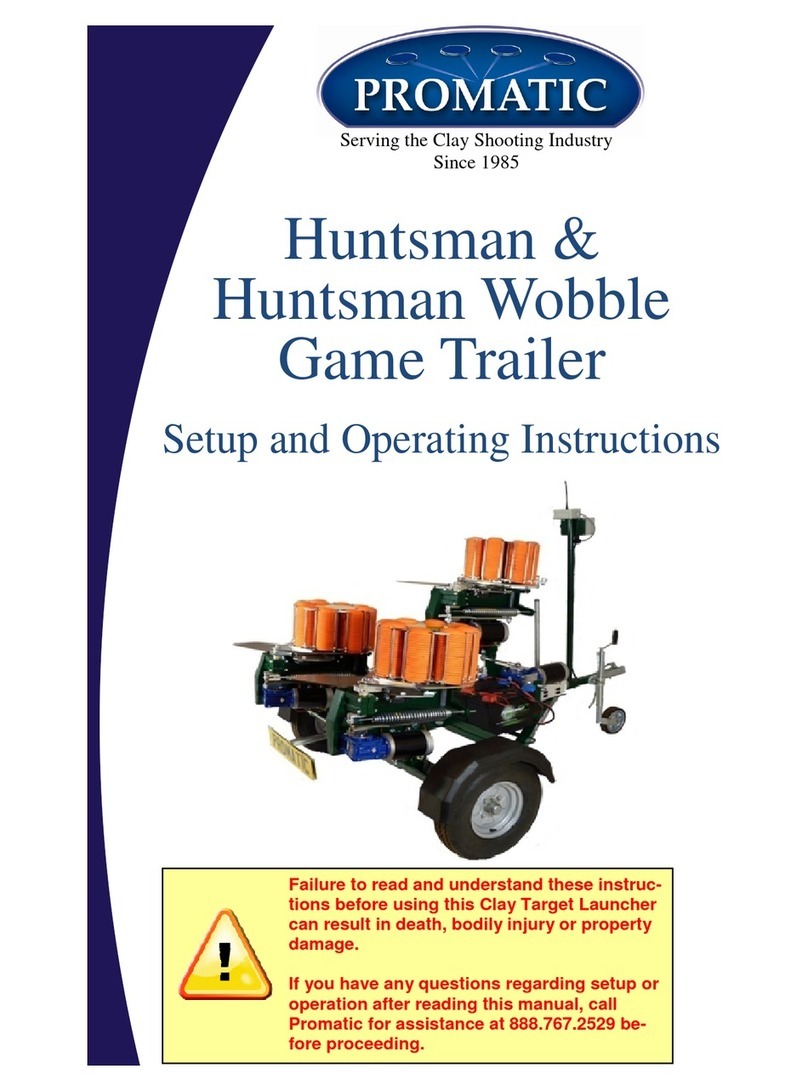 Promatic Huntsman Set up and operating instructions