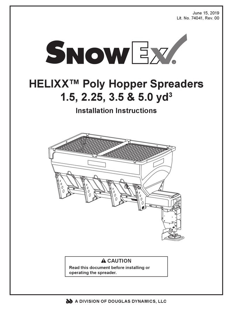 Douglas Dynamics SnowEx HELIXX Series User manual Douglas Dynamics SnowEx HELIXX Series User manual