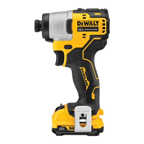 DeWalt XR Li-ion DCF801 manual