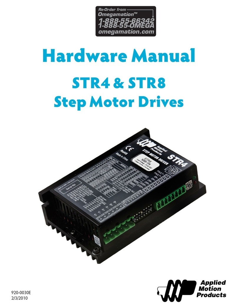 Applied Motion Products STR4 User manual
