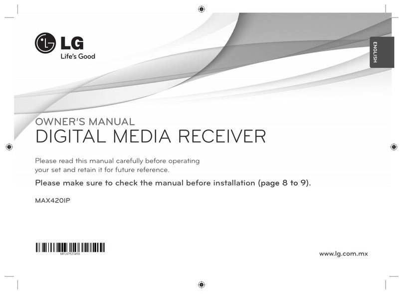 LG MAX420IP owner's manual