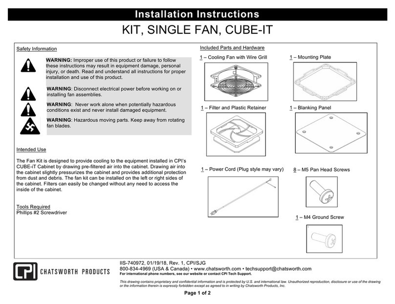 Chatsworth Products 40972-001 User manual