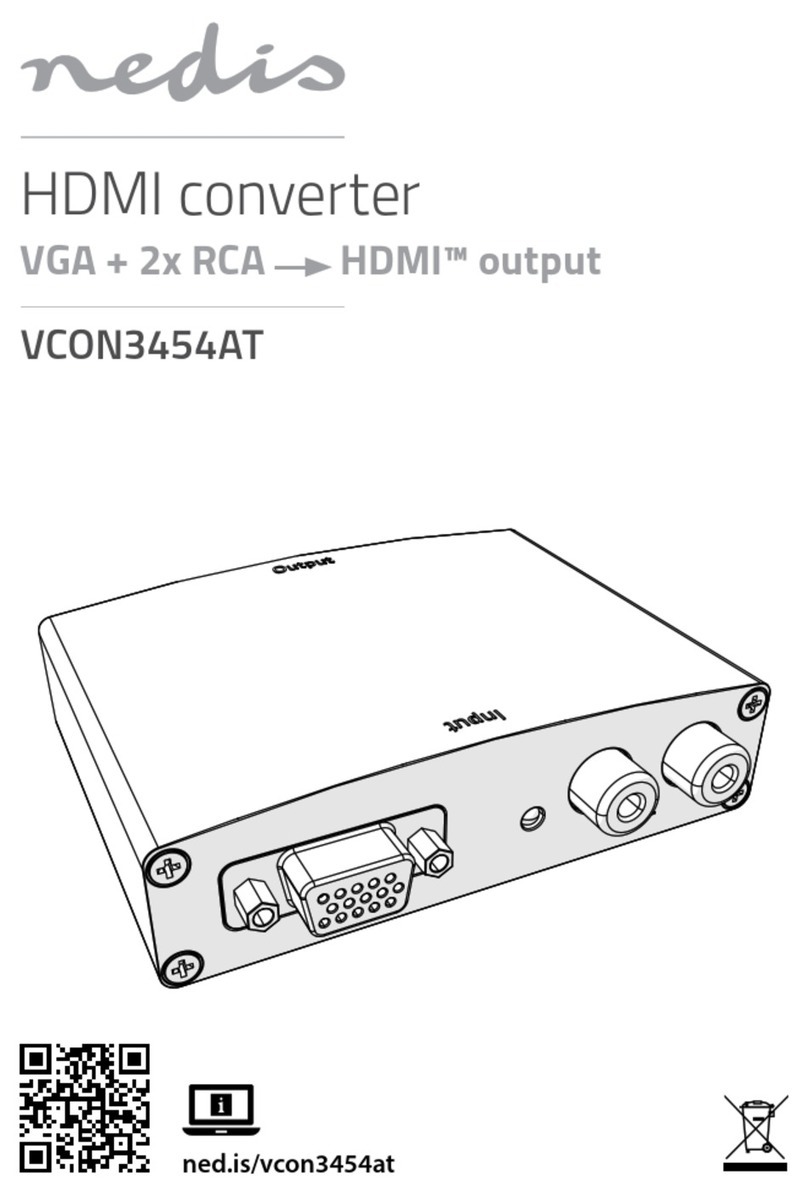nedis VCON3454AT quick start guide