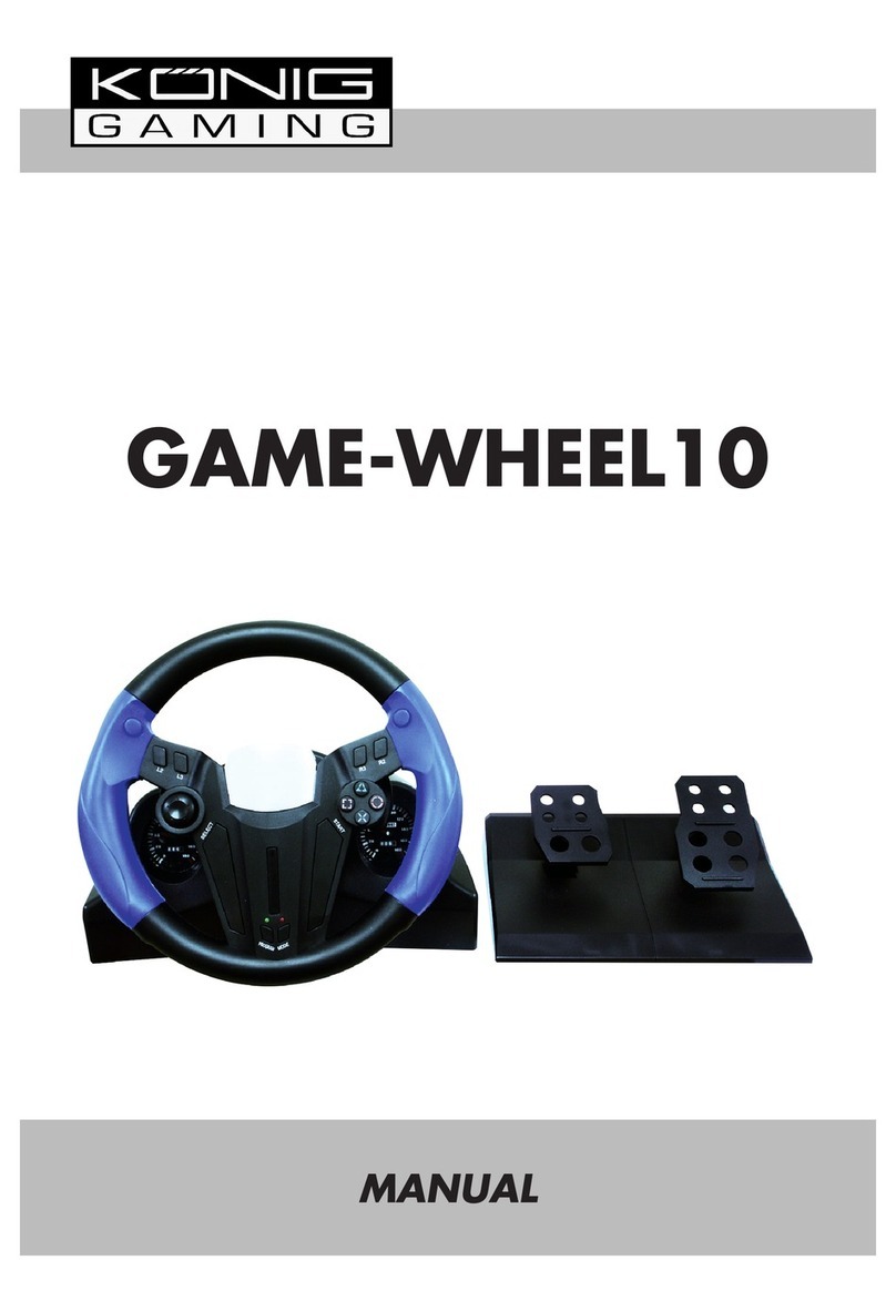König Gaming GAME-WHEEL10 manual