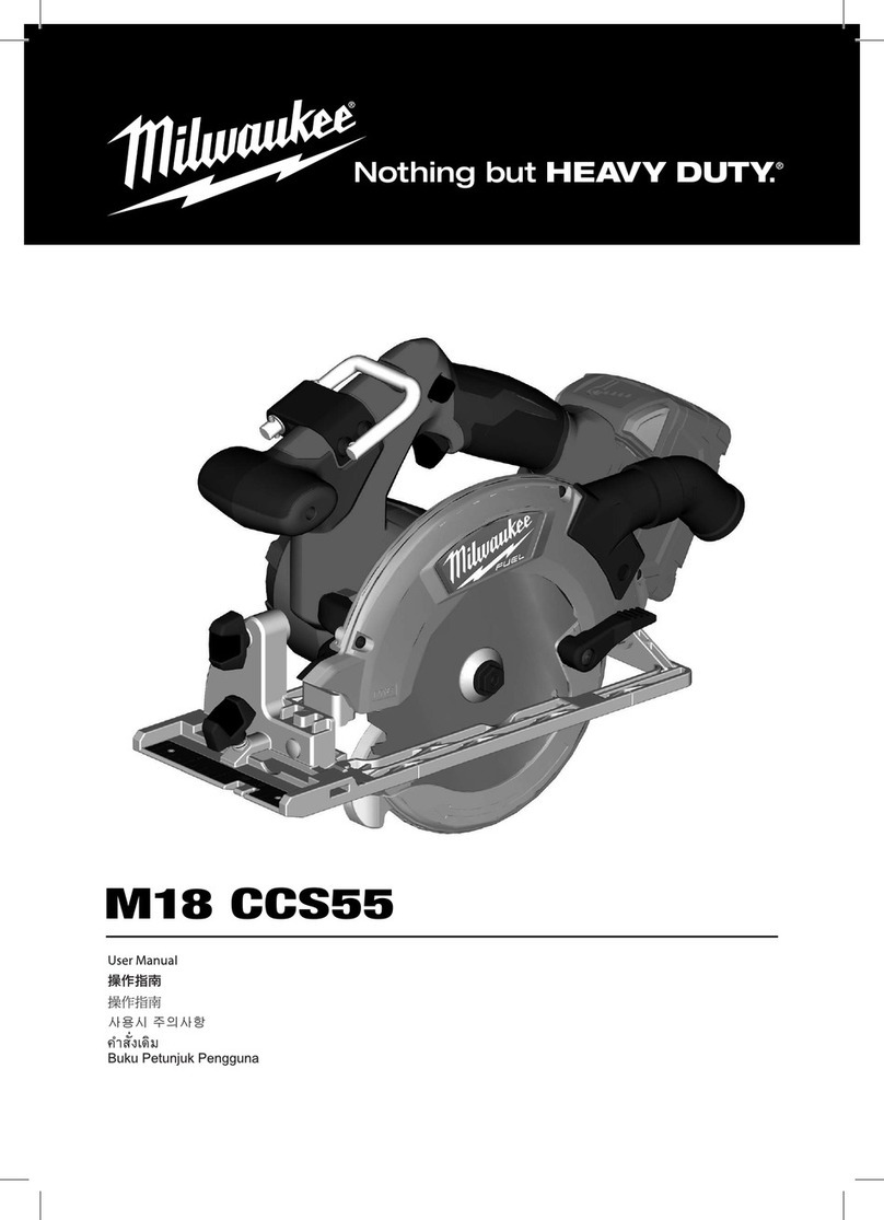 Milwaukee M18 CCS55 User manual