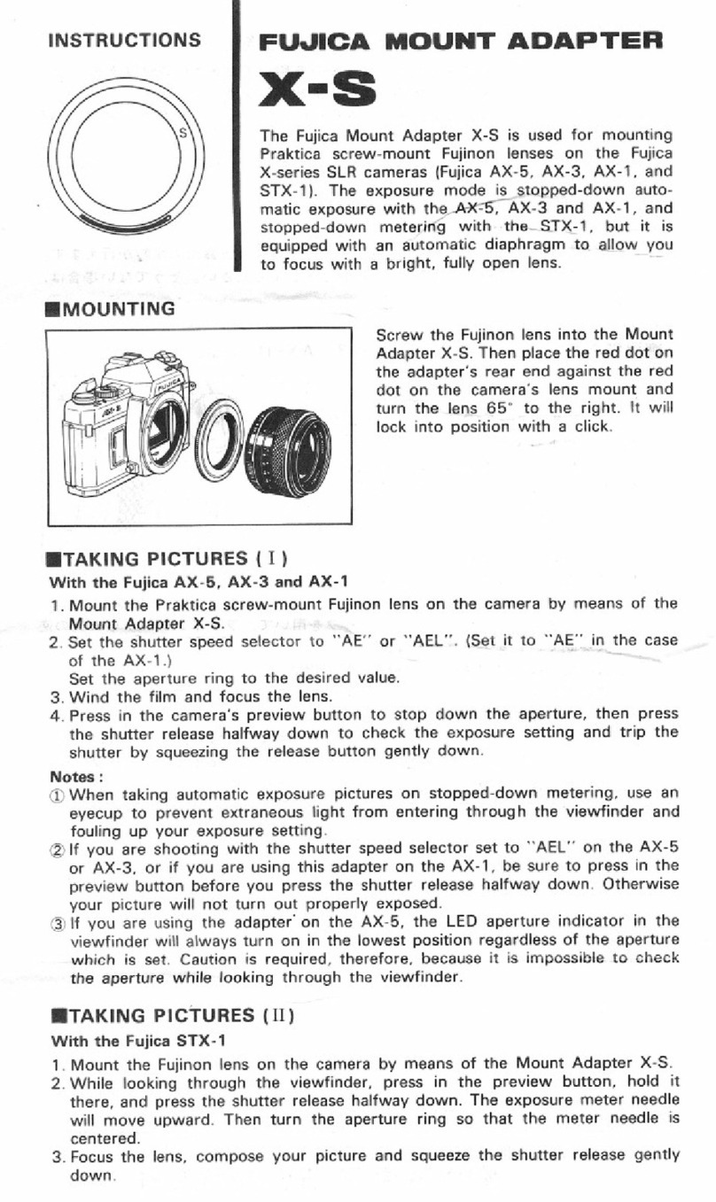 FUJICA X-S instructions