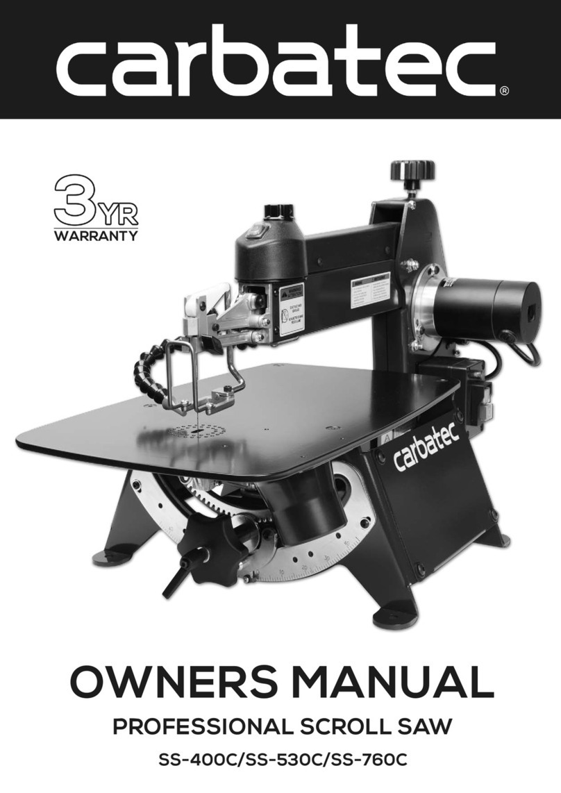 Carbatec SS-400C owner's manual