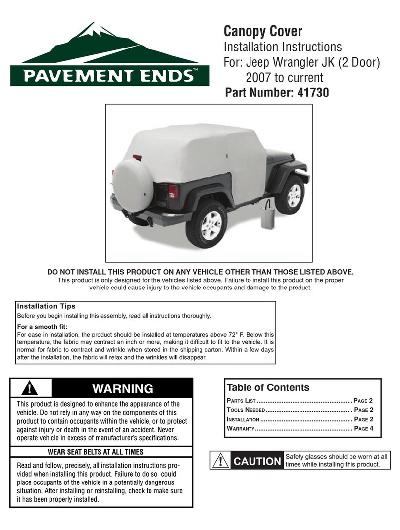 Pavement Ends 41730 installation instructions